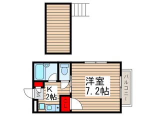 クレール三山の物件間取画像